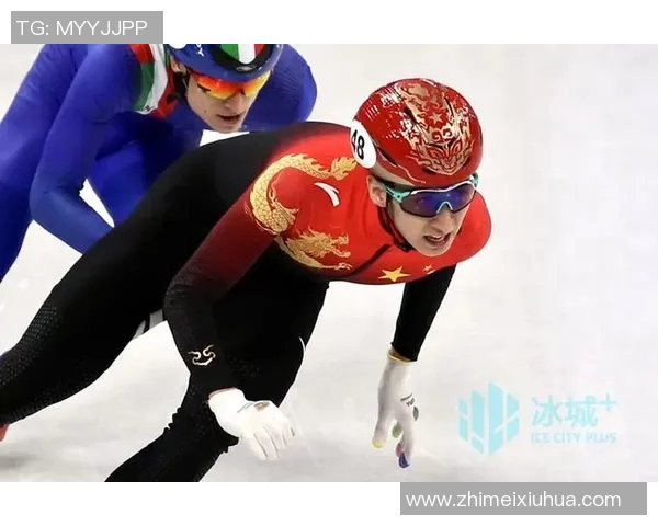 武大靖如闪电般驰骋短道速滑赛道展现速度与激情的巅峰时刻